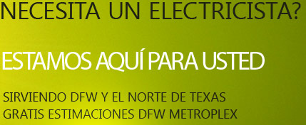 Raul Electric serves the entire Dallas / Fort Worth Metroplex as well as most areas in North Texas. We provide free estimates in the DFW Metroplex. We offer quality, dependable service in all areas of electrical needs. Please call us today at 972-679-1063 to schedule your free estimate (DFW metroplex). Electrical services include Trouble shooting (circuit shooting), Service calls, Lighting problems or addition of new lighting, Installation of new fixtures or ceiling fans, Service upgrades, Wiring new homes or remodeling existing homes, Residential or Commercial, Landscape lighting, Rewire of burn out homes, Addition of circuits, Addition of phone lines and cable lines.